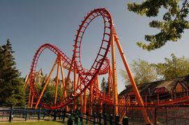 The dragon fire originally had three trains, but the park never operated three trains on the dragon fire so they used the extra train on the bat to presumably save from buying another. Bat Canada S Wonderland Coasterpedia The Roller Coaster And Flat Ride Wiki