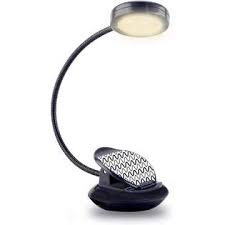 Vekkia Cute Rechargeable Led Eye Care Book Light Clip On Reading Lights For Reading In Bed At Night 3 Levels 1 8oz Weight Up To 4
