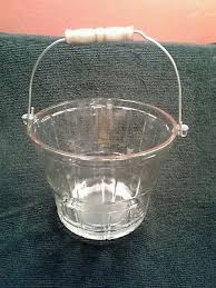 Vintage Anchor Hocking Glass Ice Bucket