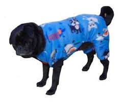 Details About Dog Pyjamas Fleece Blue Fido S M L Xl Warm Pet Sleepwear Pjs Pajamas