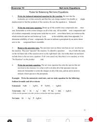 Net Ionic Equations Rules For Balancing