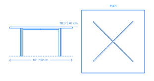 By hadley keller it's no secret that we at. Barcelona Table Dimensions Drawings Dimensions Com