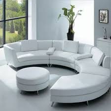 8 seater wood round shape sofa set white