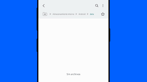 la carpeta android data carpeta data
