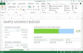 Excel Budget Template For Monthly Planning