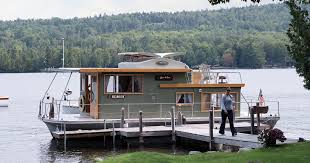 a houseboat on rangeley lake home