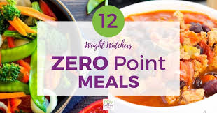 12 zero point weight watchers recipes
