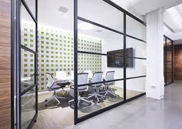 interior glass walls for commercial and