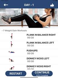weight gain workouts food t on the