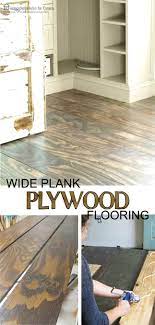 diy plywood floors remodelando la casa