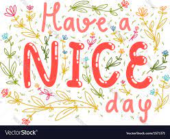 nice day royalty free vector image