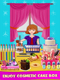 cosmetic cake baking game on the app