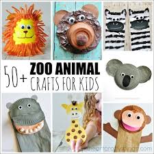 Animals and their homes for kindergarten. 50 Zoo Animal Crafts For Kids