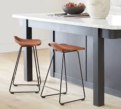 Buy the best and latest leather kitchen stools on banggood.com offer the quality leather kitchen stools on sale with worldwide free shipping. Brenner Leather Bar Counter Stool Pottery Barn