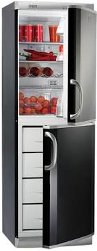 servis fridge freezer from new black