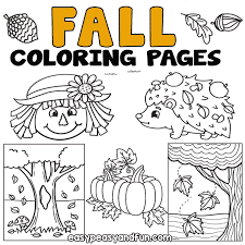 fall coloring pages 30 printable