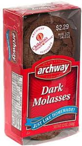 Calories in archway cookies based on the calories, fat, protein, carbs and other nutrition information submitted for archway cookies. Archway Dark Molasses Cookies 12 Oz Nutrition Information Innit