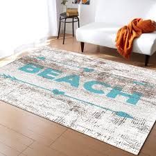 Amazon.com: 5x7ft Large Area Rugs for Living Room, Summer Beach Love Arrow  Collection Area Runner Rugs Non Slip Bedroom Carpets Hallways Rug, Outdoor  Indoor Nursery Rugs Décor Vintage Wooden : Home &