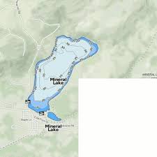 Mineral Lake Fishing Map Us_wa_01523216 Nautical