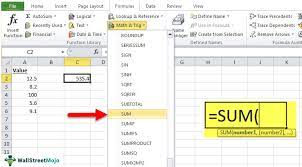 sum function in excel overview