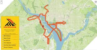 The Marine Corps Marathon Route Map Looks Like A Penis Dcist