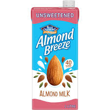 almond breeze unsweetened almond milk