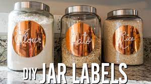 diy pantry jar labels you