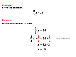 Math Example Solving Equations