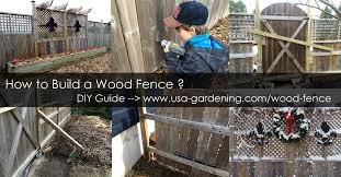 Build A Wood Fence Gate With Wheels
