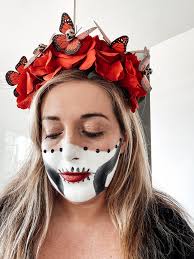 easy day of the dead makeup look