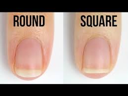 file your nails square nail polish