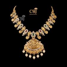 gauri ruby emerald light weight necklace