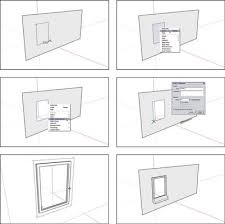 own doors and windows on sketchup