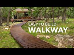Easy Diy Wooden Walkway Path To My
