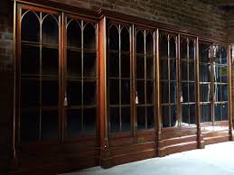 antique oxford college library bookcase