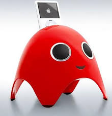 ipod docks and pac man ghosts collide