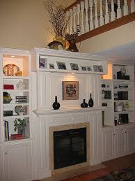 Gas Fireplace With Built In Bookshelves