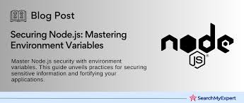 node js environment variables secure