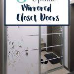 Kathy bross made her mirrored closet doors look like barn doors by covering them with wood plank wallpaper, then adding narrow strips of the wallpaper to look like beams. Design Solutions For Outdated Mirrored Closet Doors