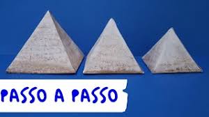 how to make paper pyramids with or