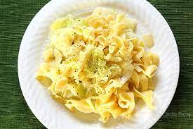 haluski cabbage and noodles