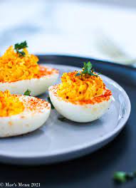 People have asked if deviled eggs are ok on the keto egg fast, and they are, but nothing too fancy as we have to stick to basically eggs, fat, and. Healthy Deviled Eggs Mae S Menu