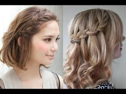 There is a wide variety of short hairstyles out there that will look amazing for your holiday dinners or changing your style up. Braid Hairstyles For Short Hair For School Girls New Hairstyles 2018 Youtube