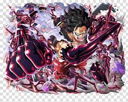 Luffy manages to make the dragon chew its own wing, making it fall. One Piece Wallpaper One Piece Luffy 4th Gear Episode