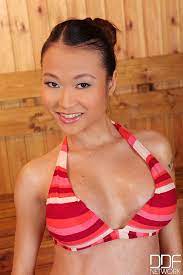 PussyKat sweet sauna asian babe strips and fingers her tight pussy -  Pichunter