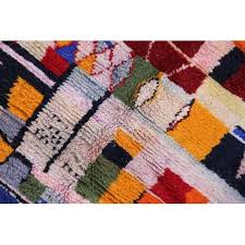 azilal berber rug patchwork burgundy