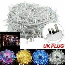mains plug in string fairy lights 100