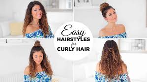 Different hairstyles look best with certain hair types, and it can be a challenge to find the one that's right for your curls. Easy Hairstyles For Curly Hair