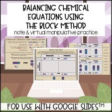 Balancing Chemical Equations Block