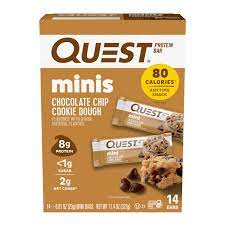 quest nutrition mini protein bars low